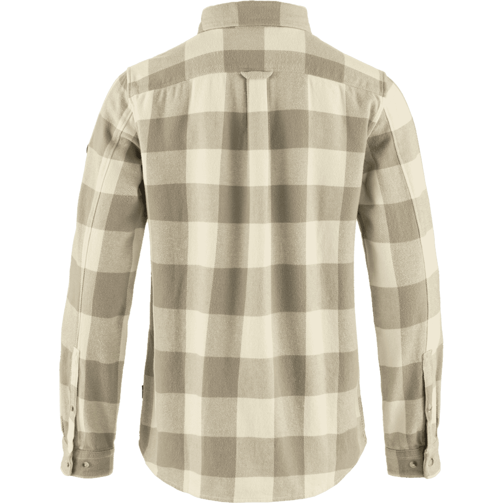 Övik Heavy Flannel Shirt W Fog-Chalk White, view: 1