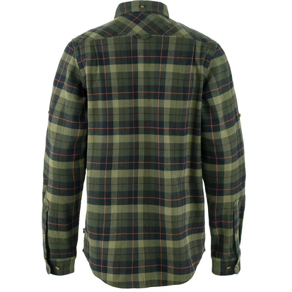 Singi Heavy Flannel Shirt M Black-Deep Forest, view: 2