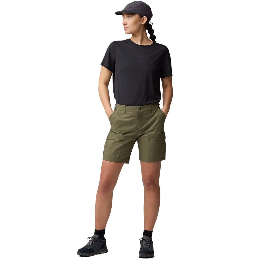 Abisko Hybrid Trail Shorts W Laurel Green, view: 2