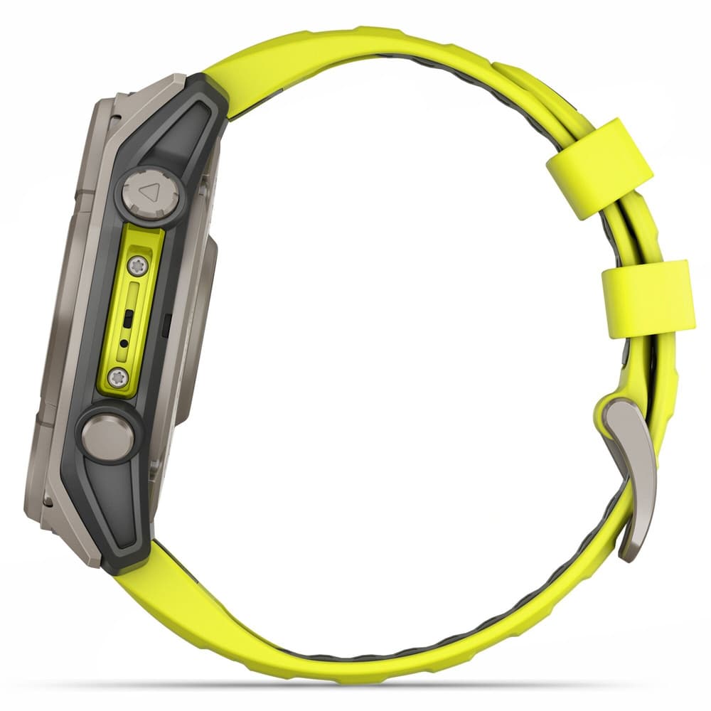 Fenix 8 SOLAR 51mm Sapphire Solar Bare Titanium / Graphite Amp Yellow, view: 6
