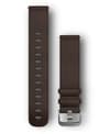 Quick Release 20 Leather Silver Brun