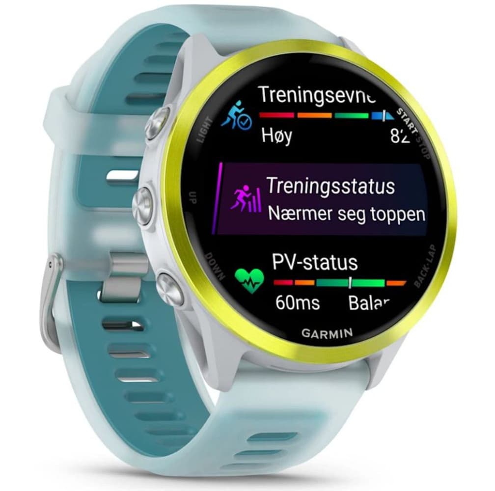 Forerunner 570 - 47mm Whitestone/Amp Yellow, view: 2