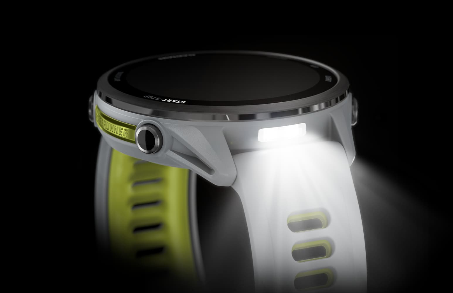Forerunner 970 Whitestone/Amp Yellow, view: 8