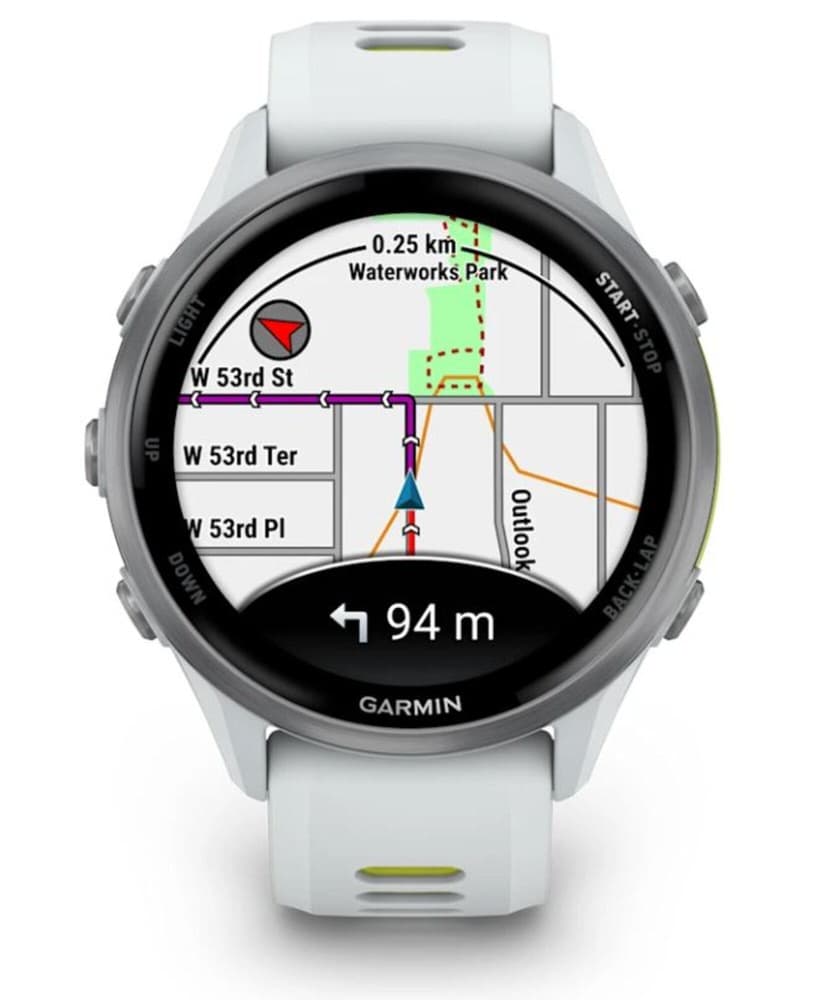 Forerunner 970 Whitestone/Amp Yellow, view: 1