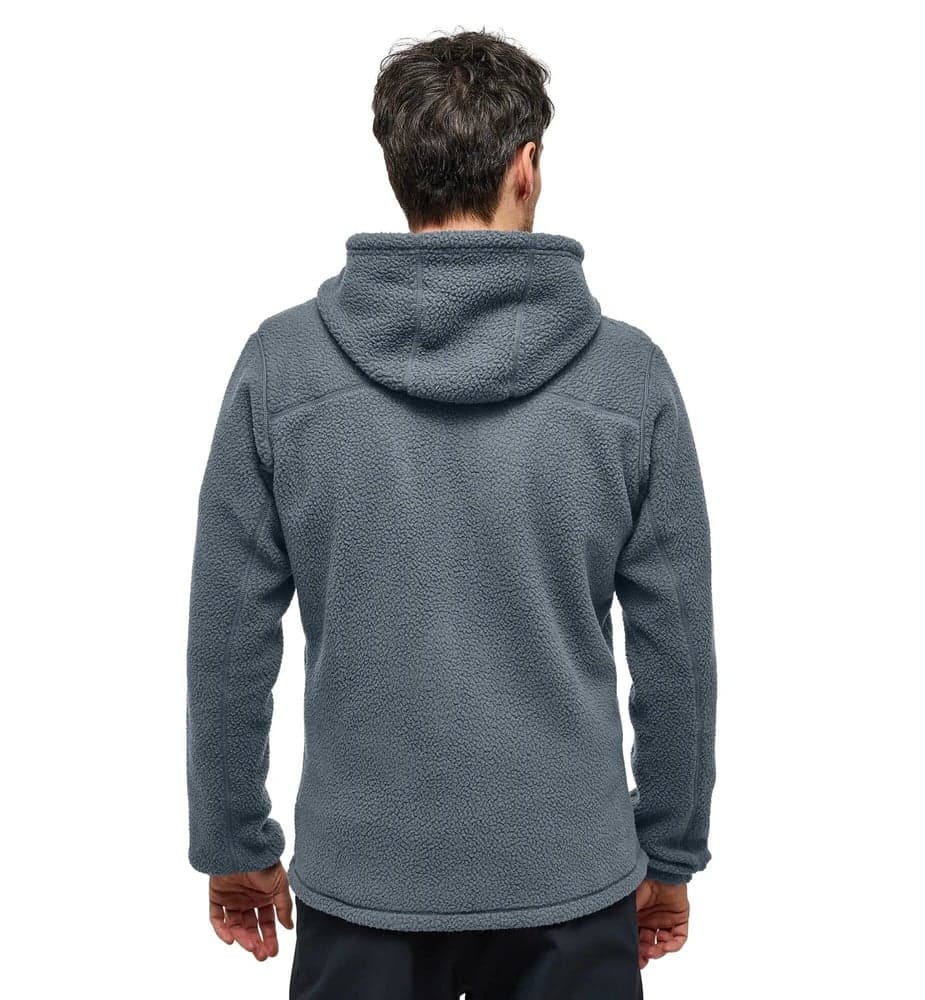 Malung Pile Hood Men Steel Blue, view: 3