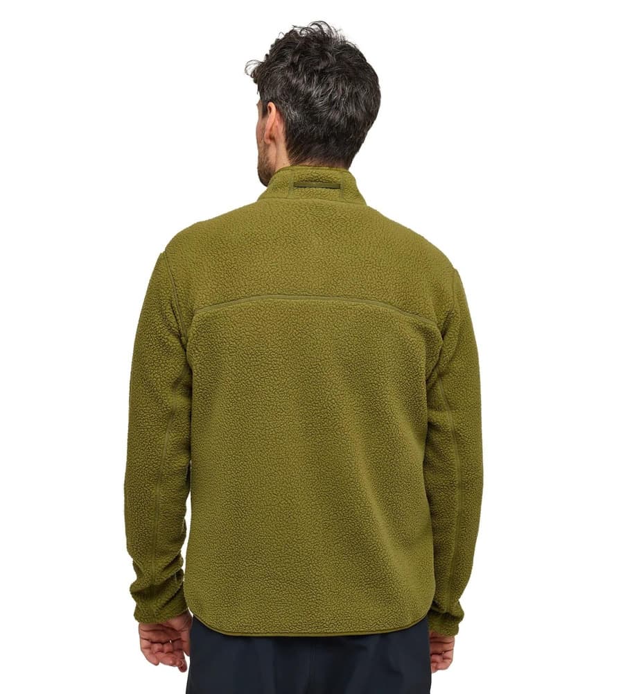 Mossa Pile Jacket Men Olive Green, view: 4