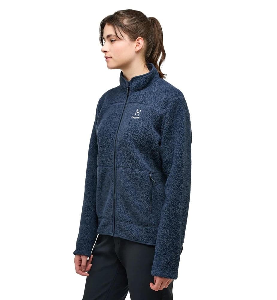 Mossa Pile Jacket Women Tarn Blue, view: 5