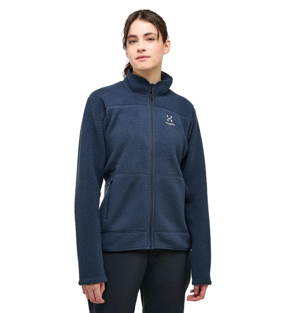 Mossa Pile Jacket Women Tarn Blue, view: 3