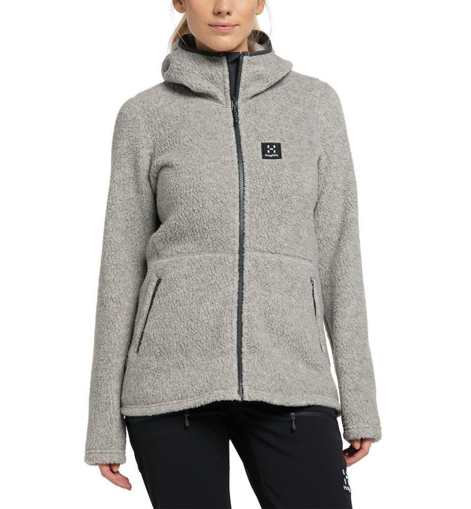Pile Hood Women Grey Melange, view: 2
