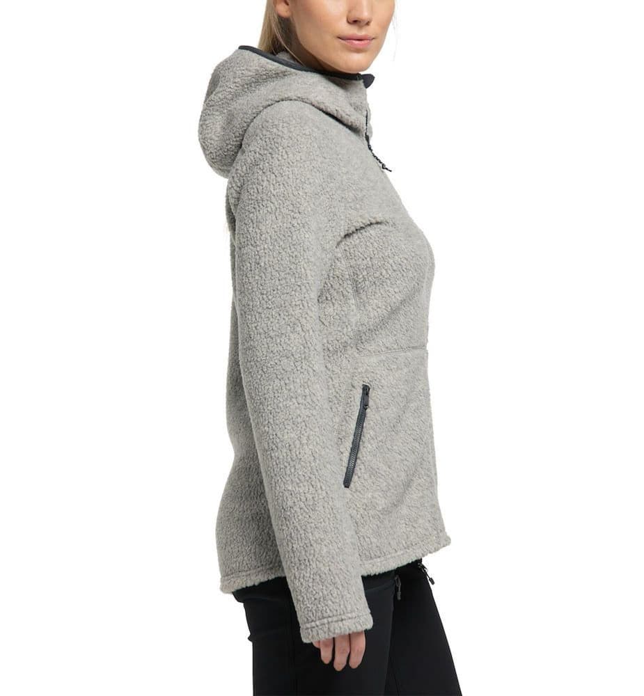 Pile Hood Women Grey Melange, view: 4