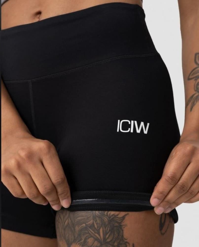 Classic V-shape Tight Shorts Black - XS, view: 3