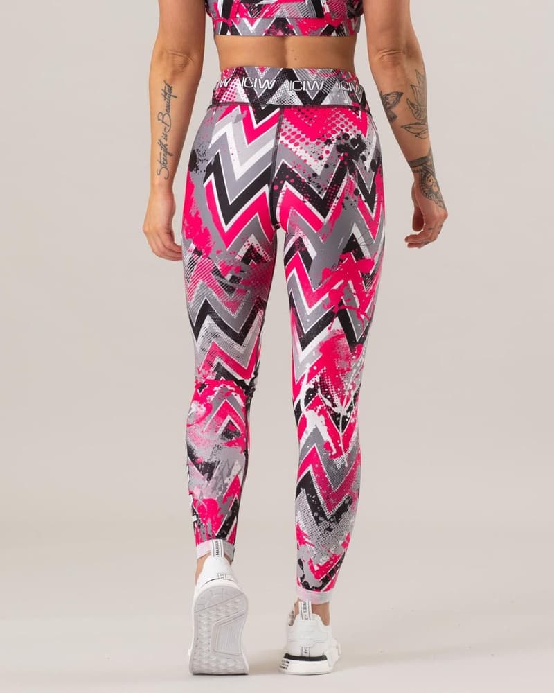 Zigzag Pink Tights WM Pink, view: 6