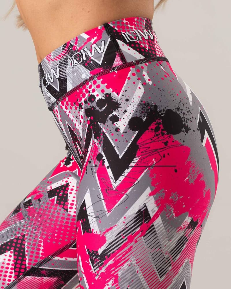 Zigzag Pink Tights WM Pink, view: 4