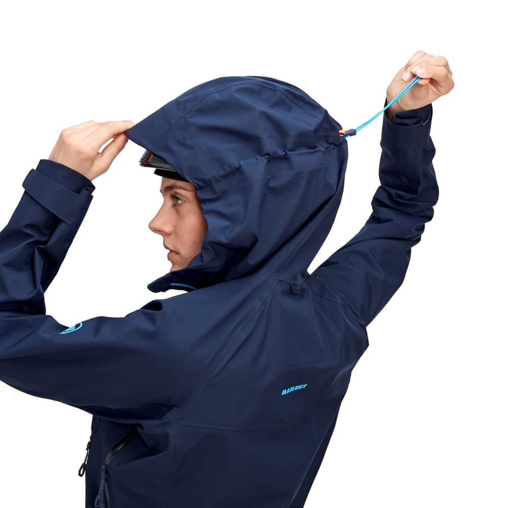 Crater HS Hooded Jacket Womens Peacoat, view: 6