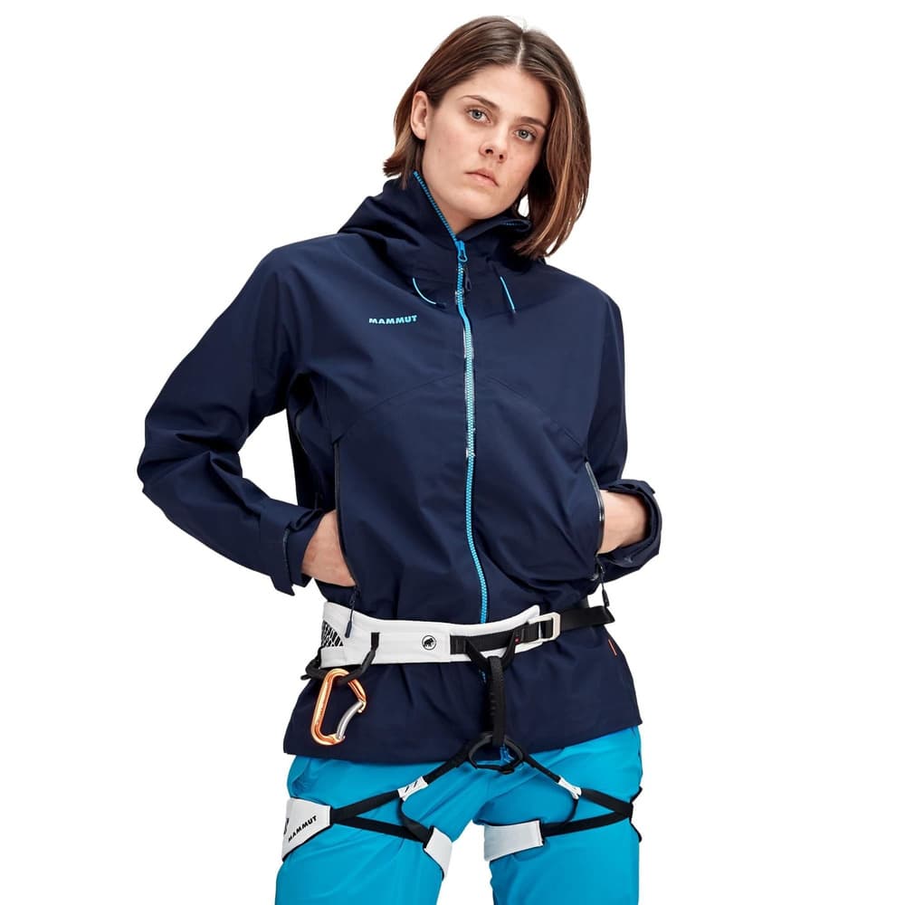 Crater HS Hooded Jacket Womens Peacoat, view: 4