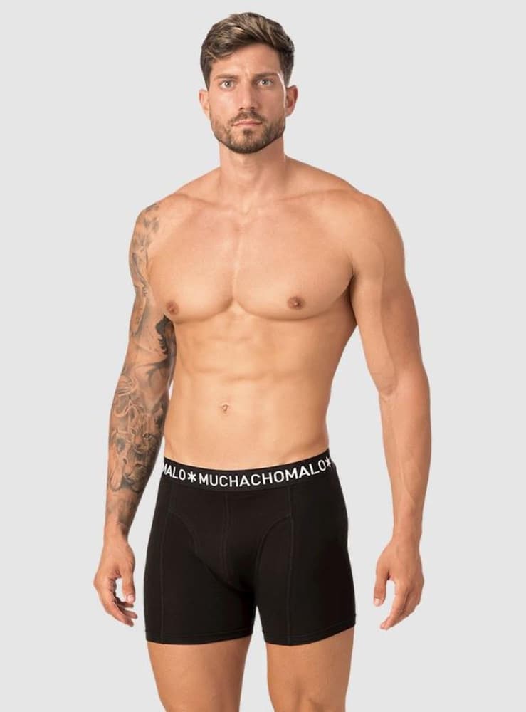 Boxer Solid 2pk Black, view: 1