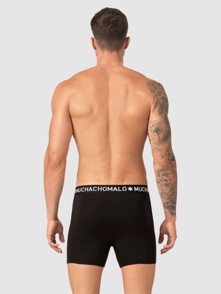 Boxer Solid 2pk Black, view: 2