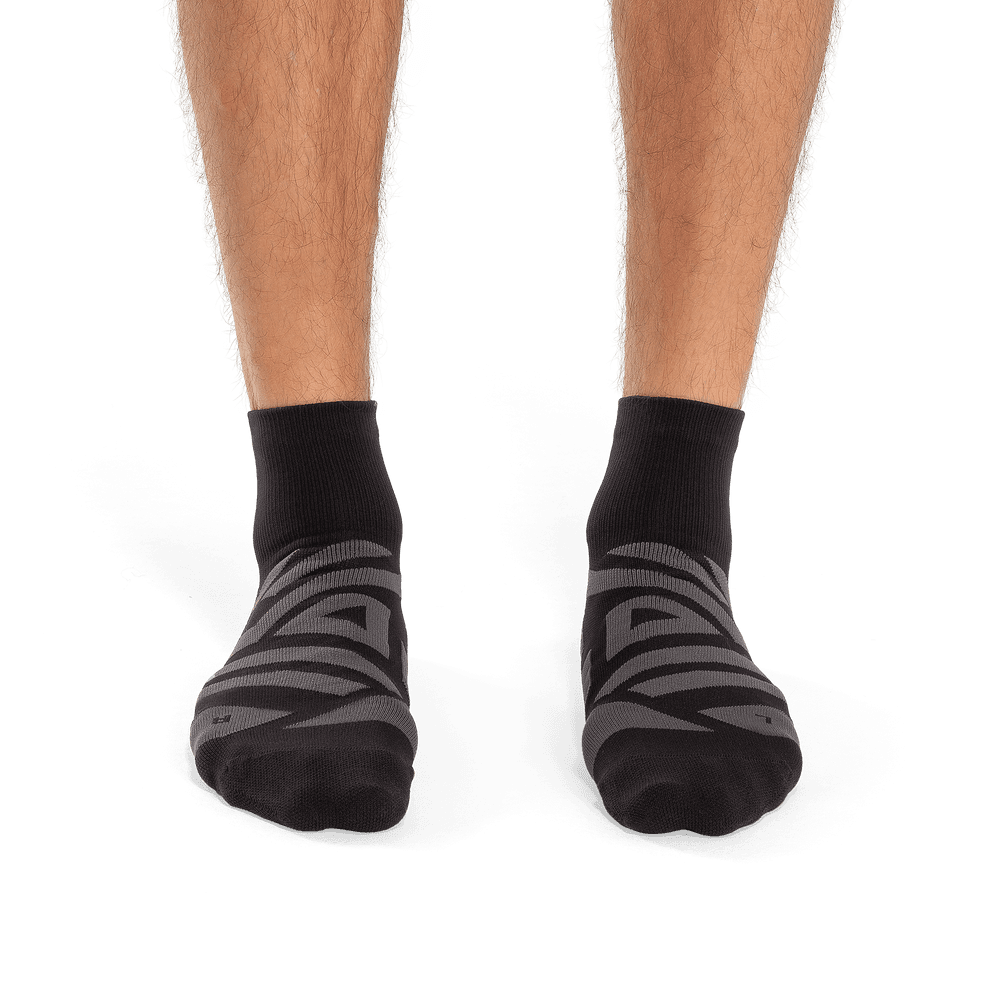 Performance Mid Sock M Black/Shadow, view: 1