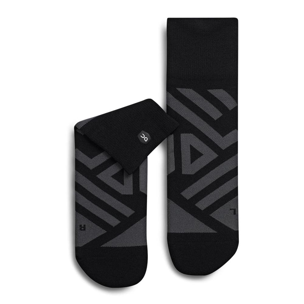Performance Mid Sock M Black/Shadow, view: 0