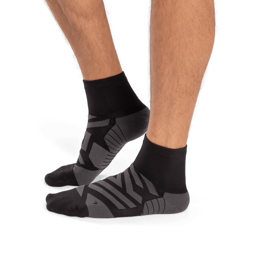 Performance Mid Sock M Black/Shadow, view: 2