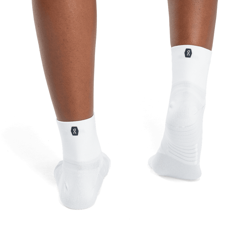 Performance Mid Sock W White/Ivory, view: 2