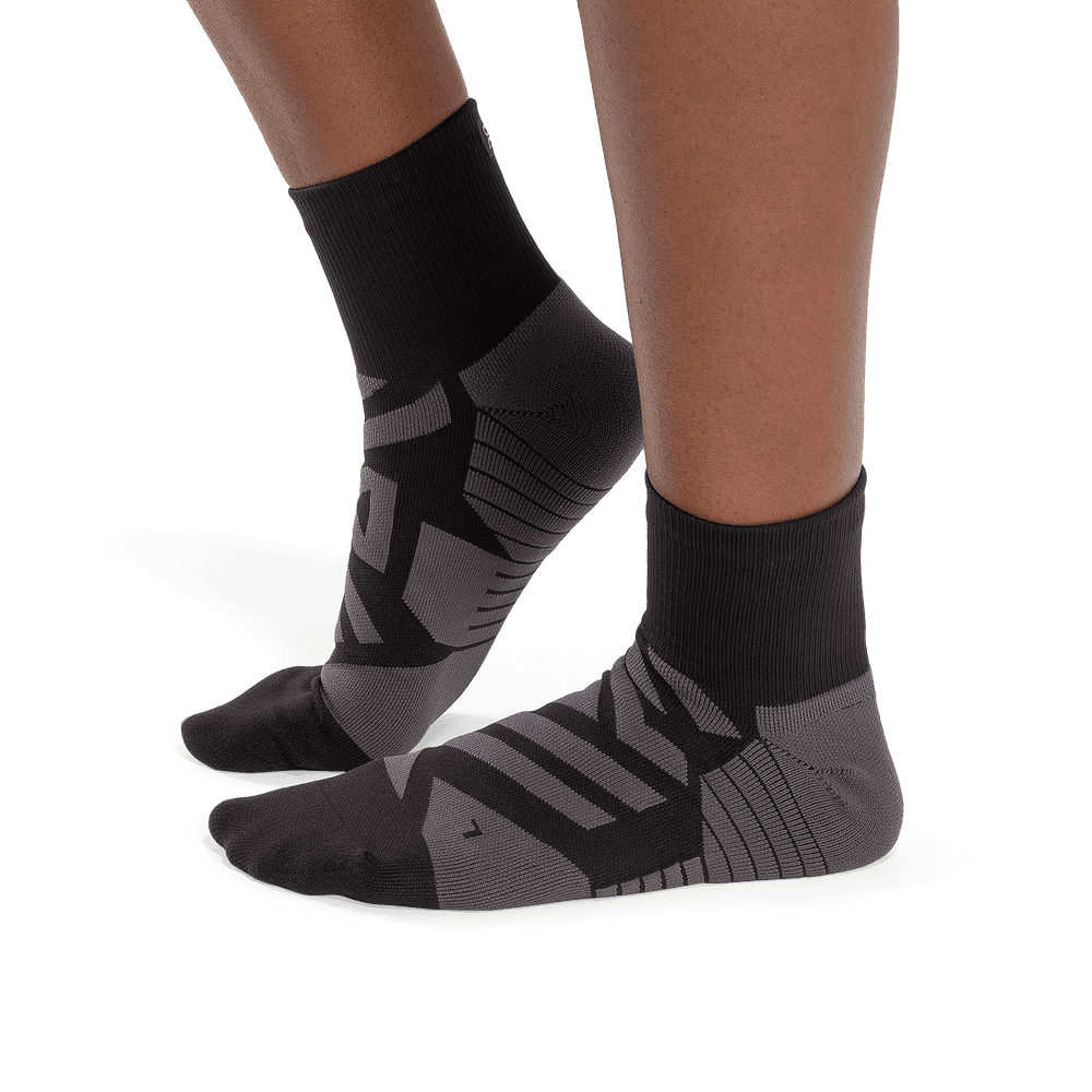 Performance Mid Sock W Black/Shadow, view: 3