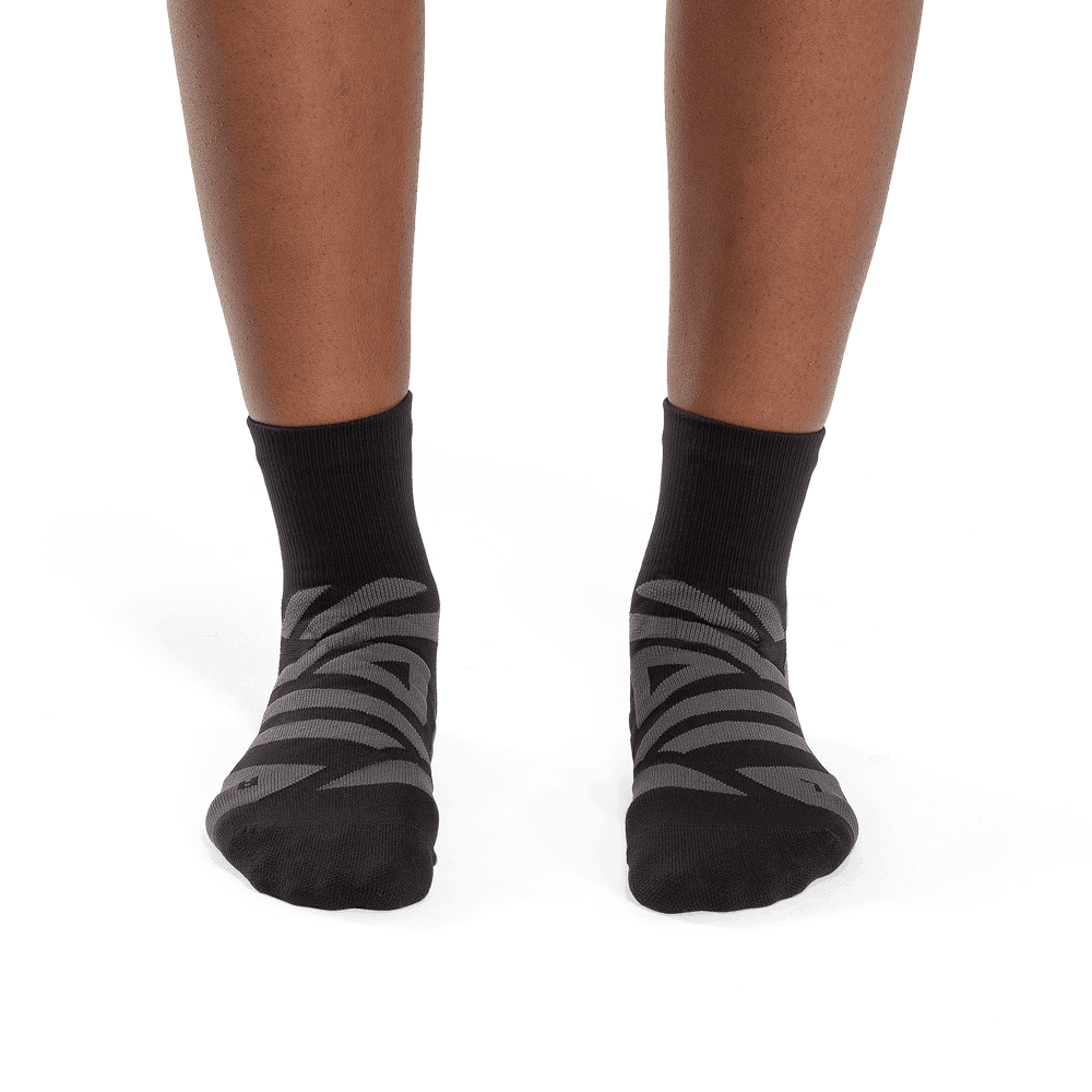 Performance Mid Sock W Black/Shadow, view: 2