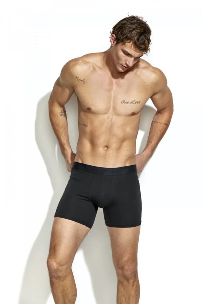 5pk Base Bamboo Boxer Navy, view: 1