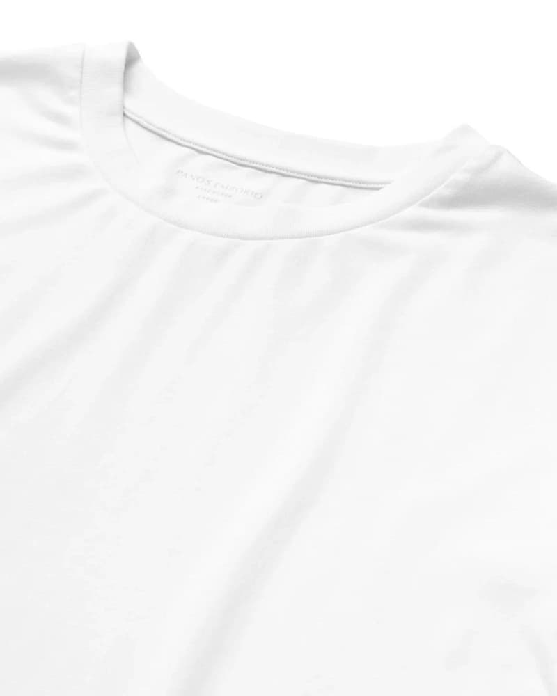 Bamboo/Cotton Crew Tee White, view: 1