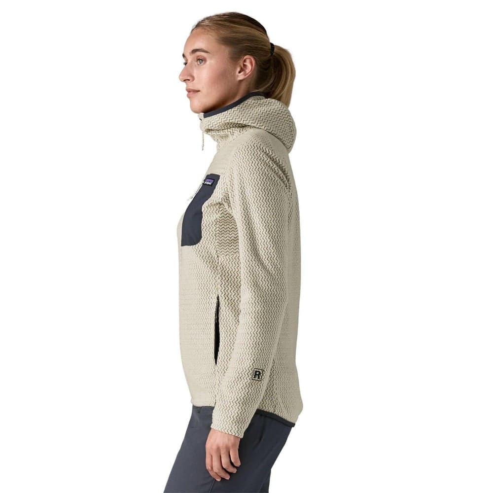 W's R1 Air Full-Zip Hoody Wool White, view: 3
