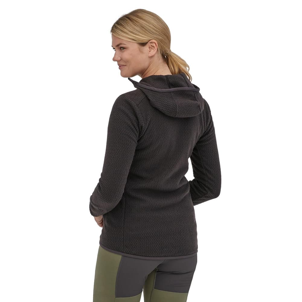 W's R1 Air Full-Zip Hoody Black, view: 2