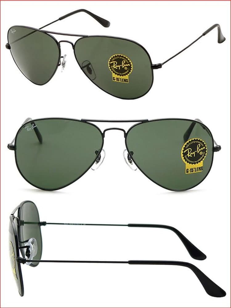 Aviator Black - Green Grønn, view: 1