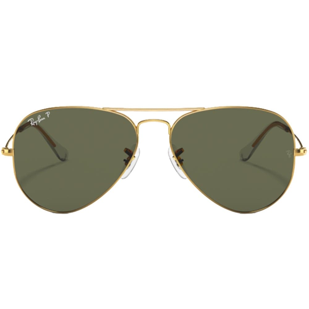 Aviator Large Metal Arista Gold G-15 Green Polarized, view: 1