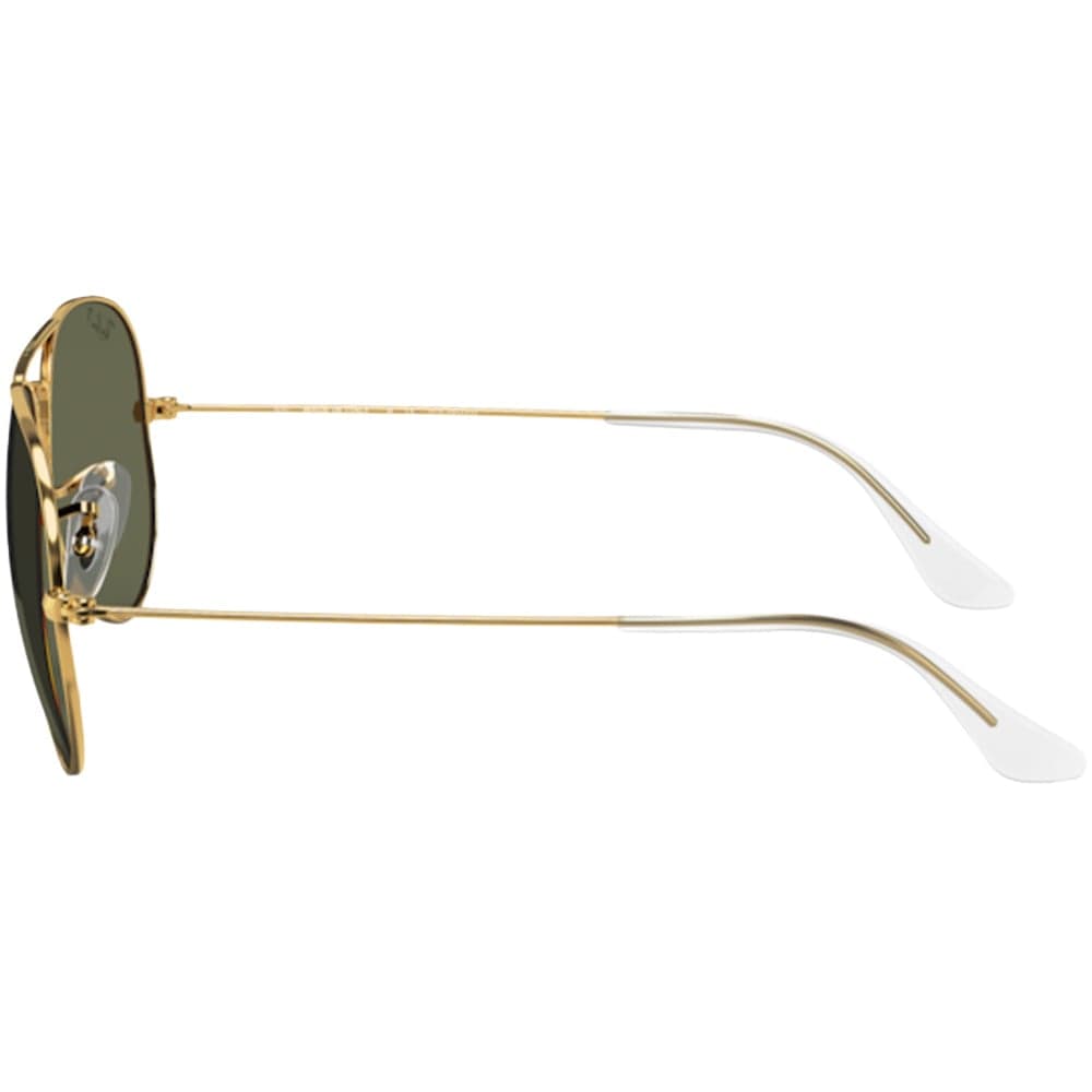 Aviator Large Metal Arista Gold G-15 Green Polarized, view: 2