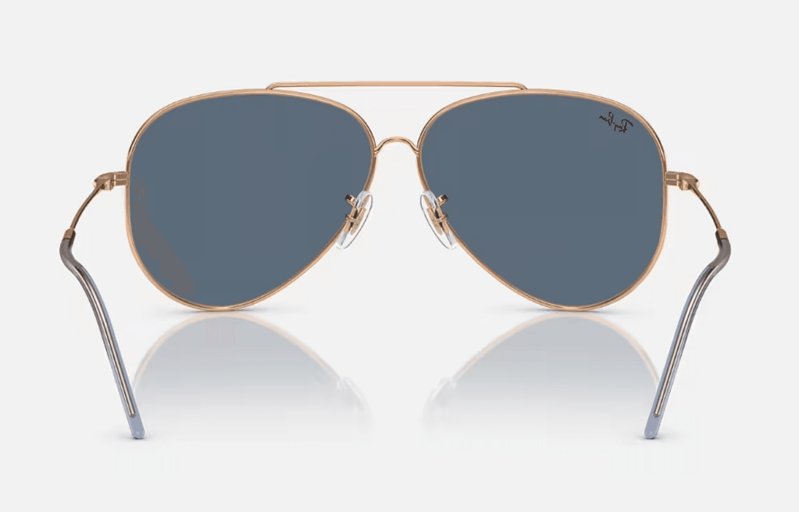Aviator Reverse Polished Rose Gold Blue, view: 4