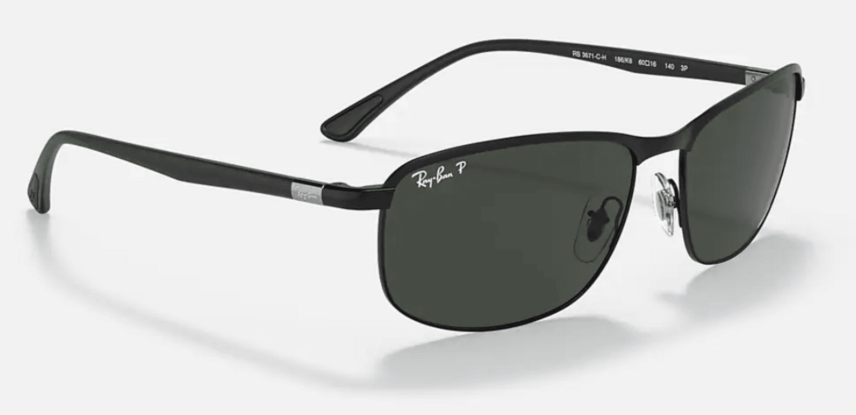 RB3671 Chromance Black Dark Grey Polarized, view: 2