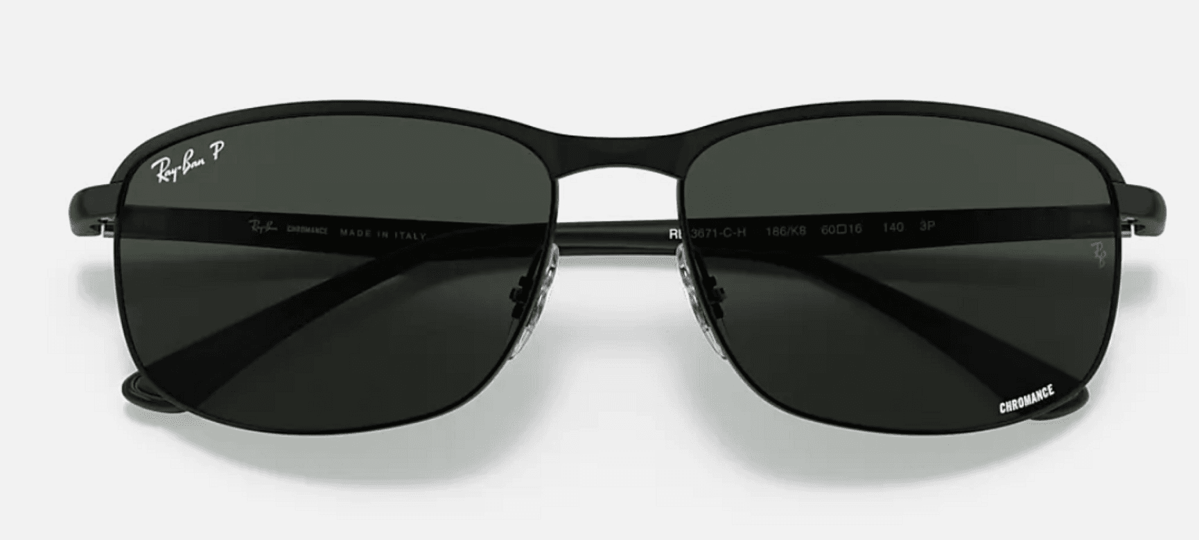RB3671 Chromance Black Dark Grey Polarized, view: 5