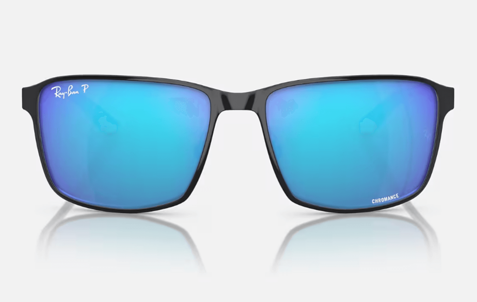 RB3721CH Black On Silver Green Mir Blue Polar, view: 1