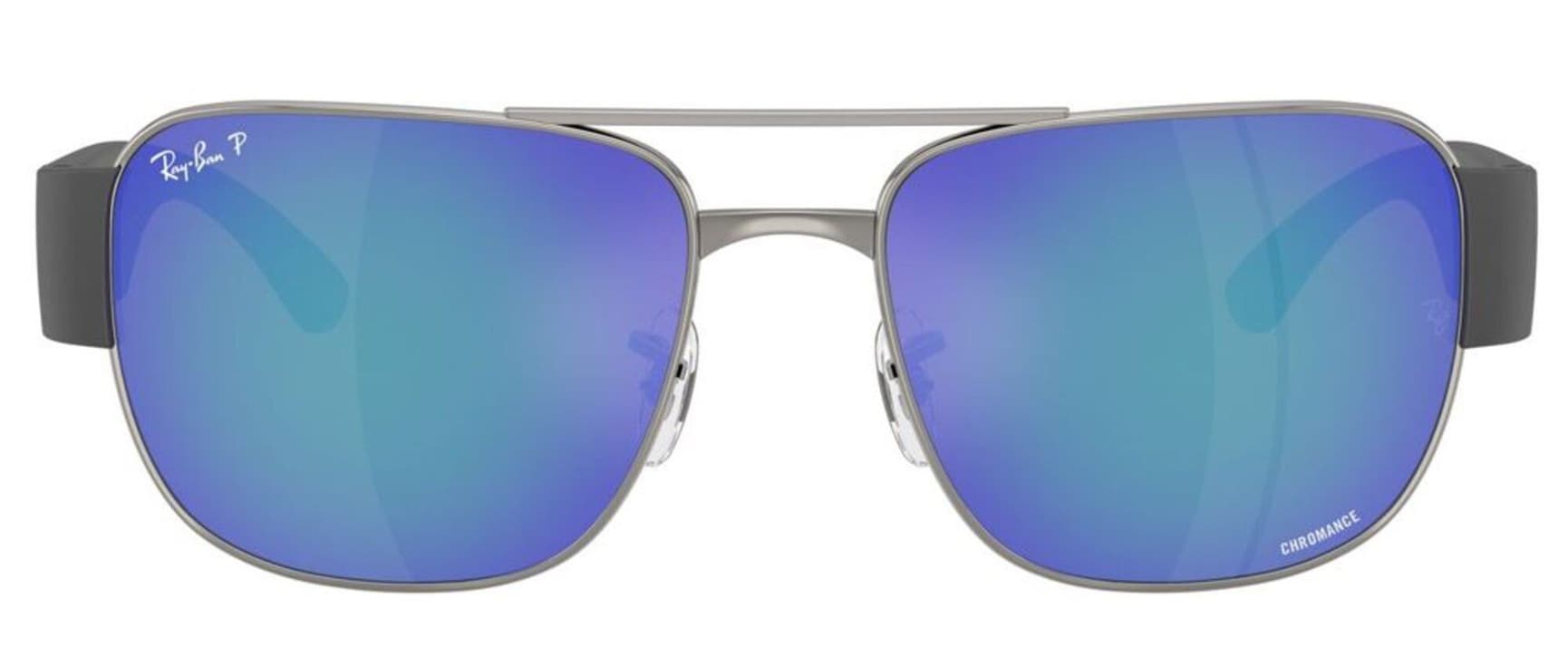 RB3756CH Chromance Polished Gunmetal Polar Grey Mirror Blue, view: 1