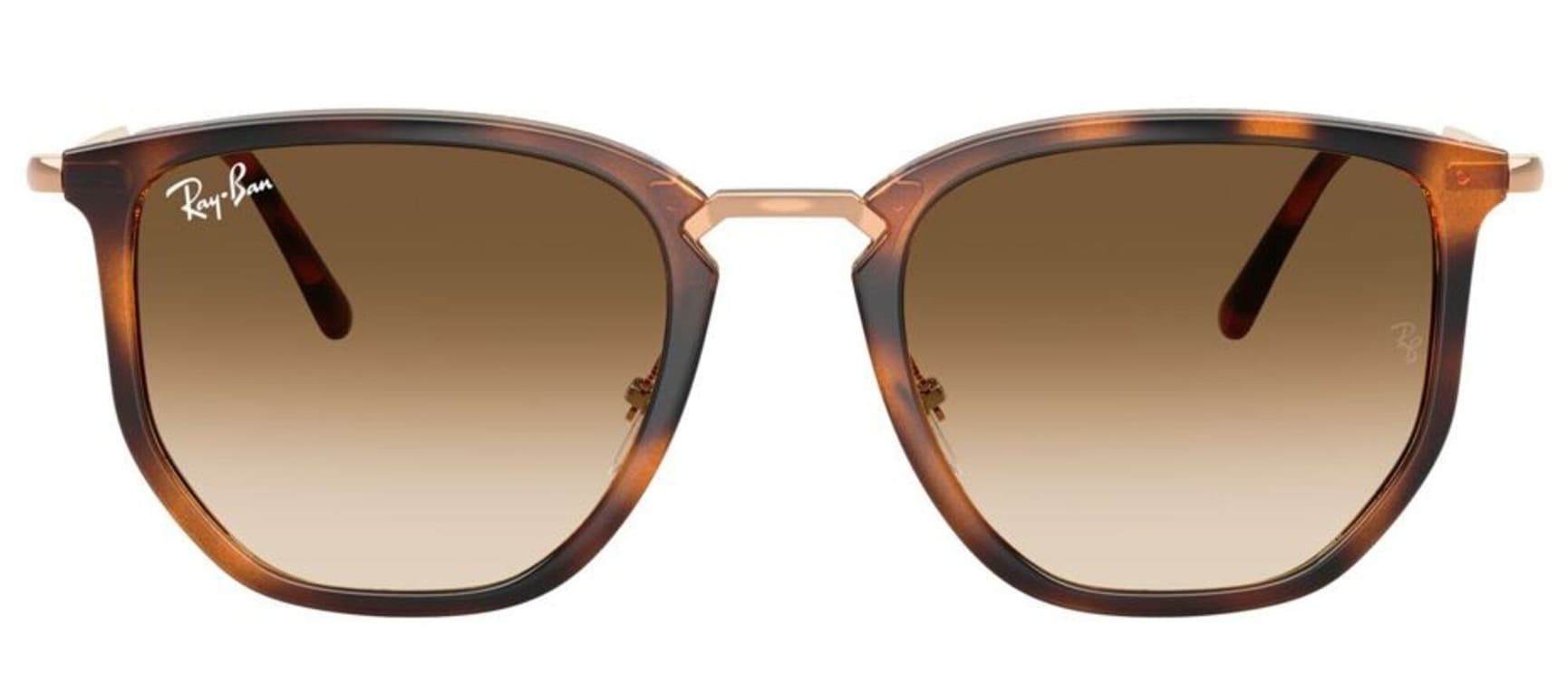 RB4451 Polished Transparent Orange Clear Gradient Brown, view: 1