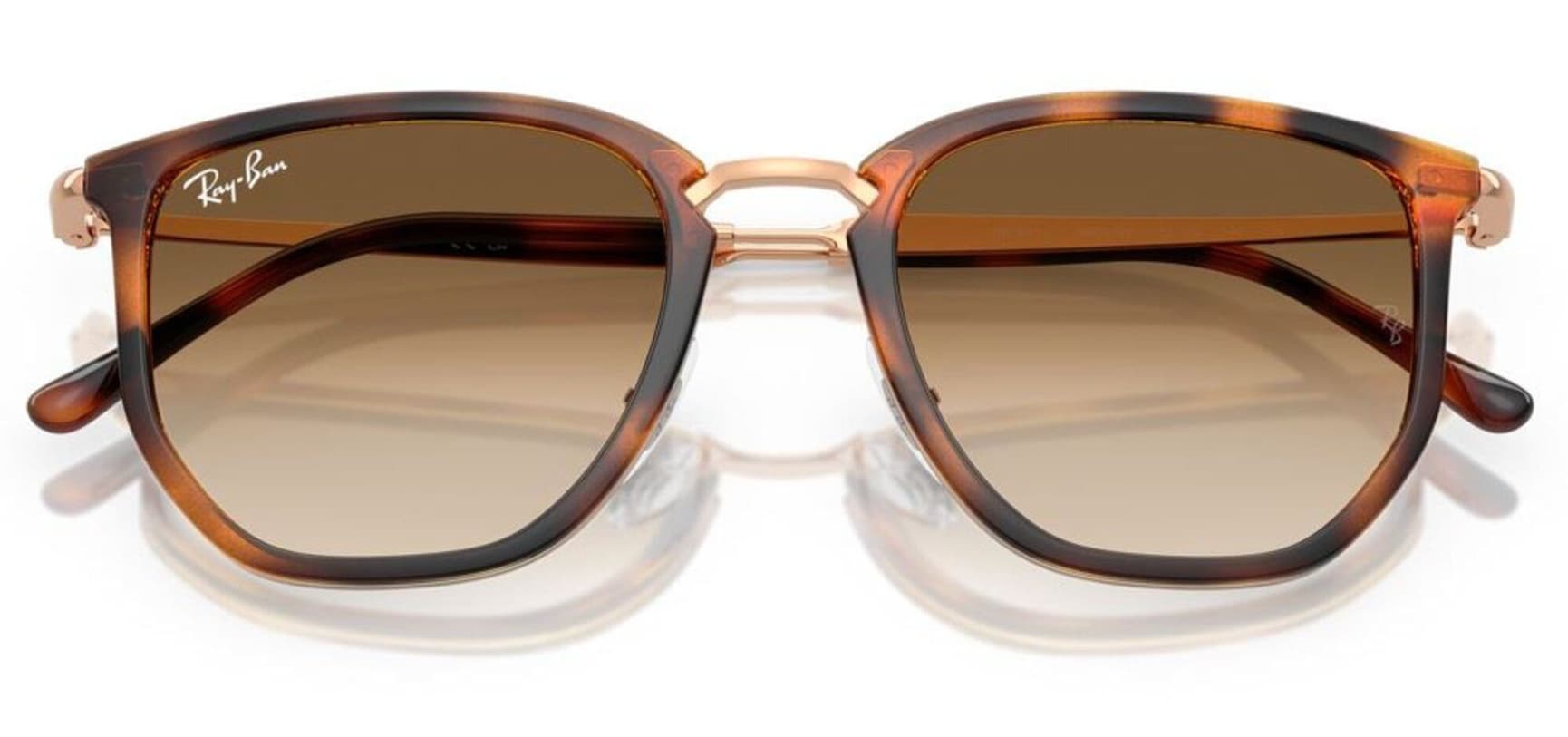 RB4451 Polished Transparent Orange Clear Gradient Brown, view: 4