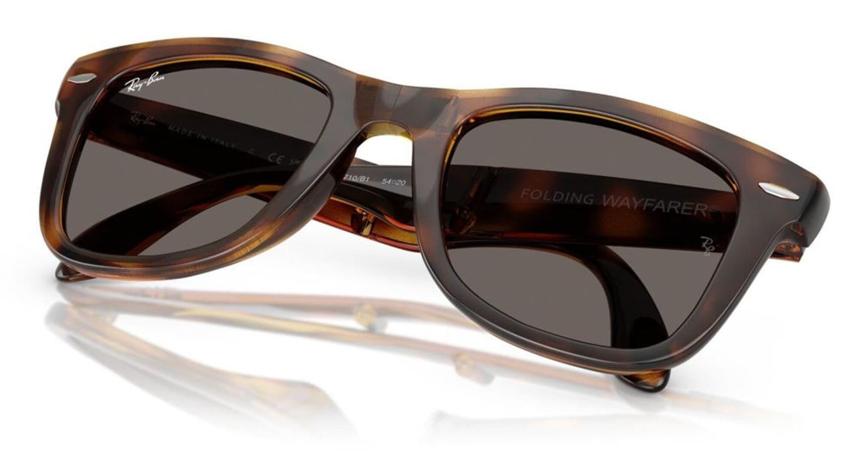 Wayfarer Folding Classic Polished Havana Dark Grey, view: 5