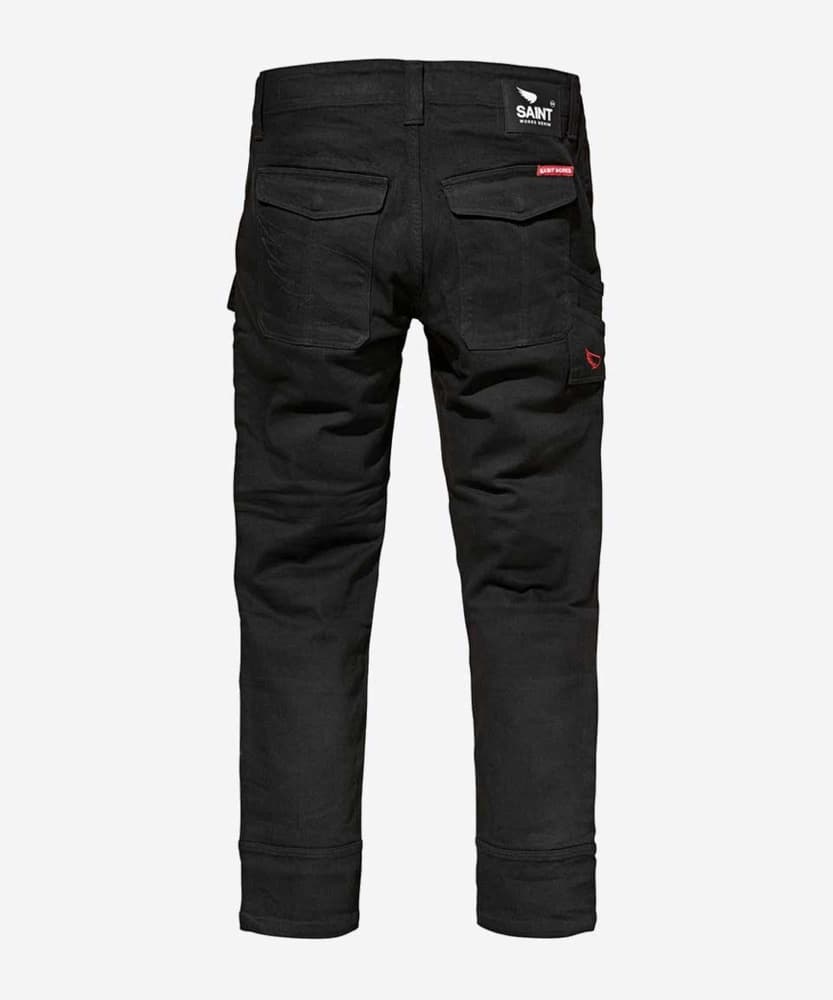 Works Twill Cargo Svart, view: 2