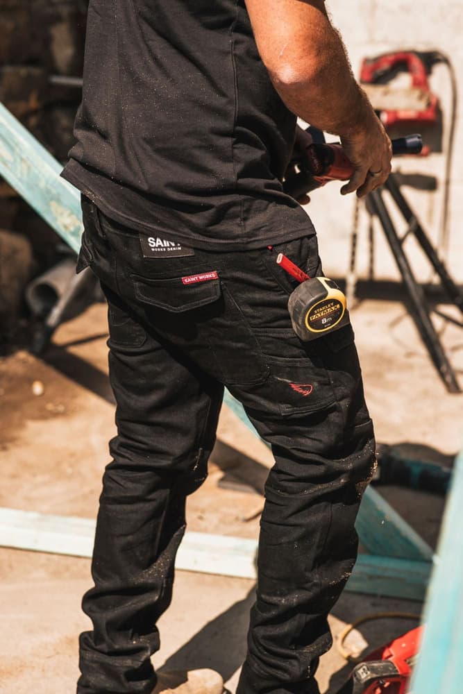 Works Twill Cargo Svart, view: 10