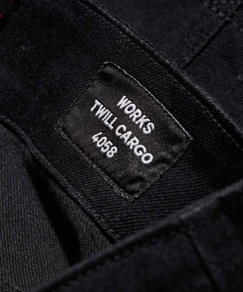 Works Twill Cargo Svart, view: 9