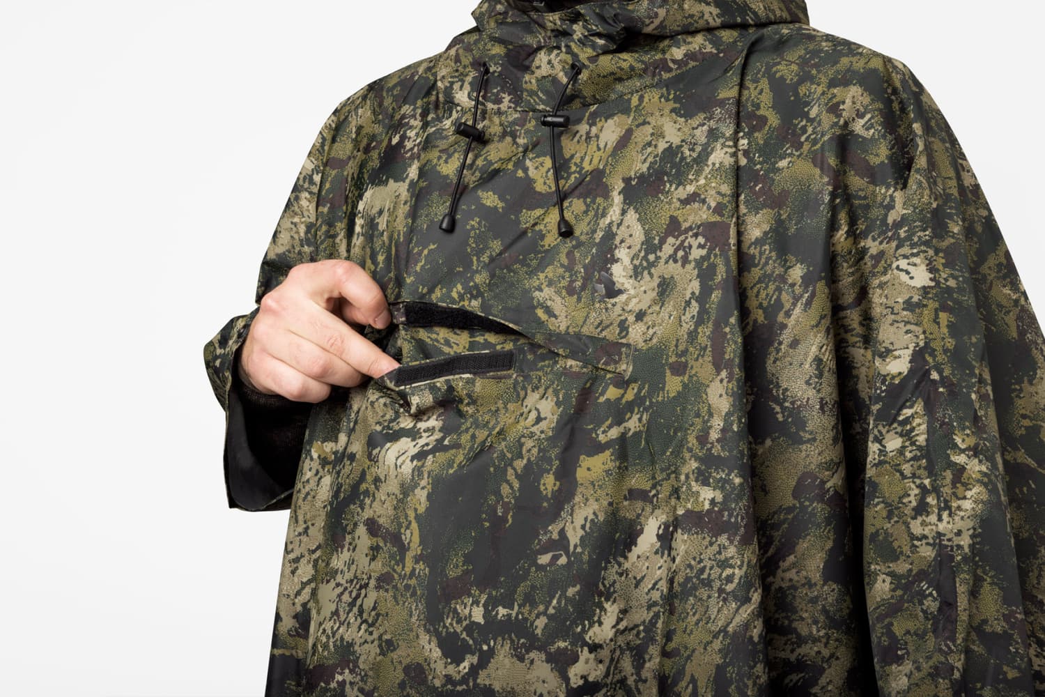 Taxus Camo Rain Poncho InVis green, view: 2