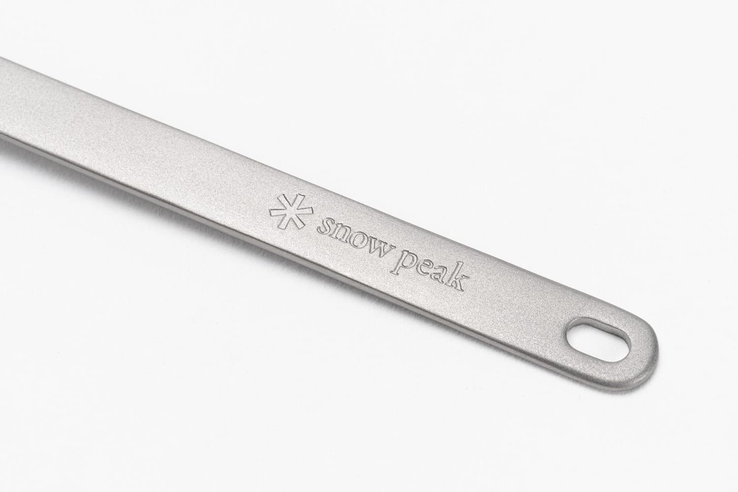 Long Titanium Spork Silver, view: 1