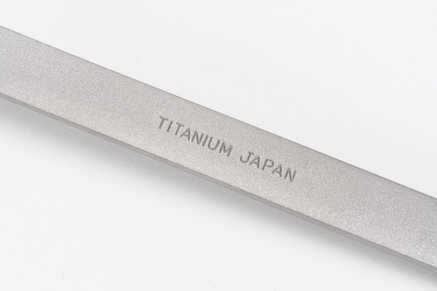 Long Titanium Spork Silver, view: 2