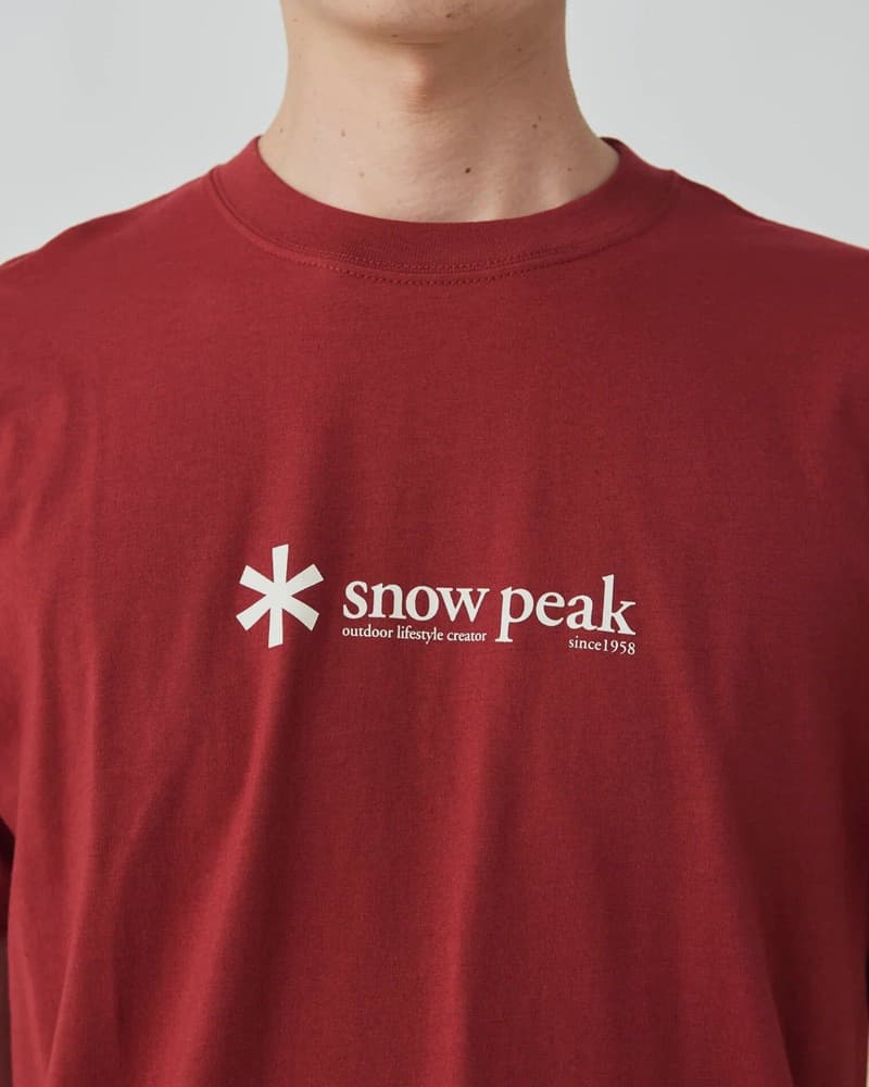 Soft Cotton Logo Short Sleeve T-Shirt Red, view: 3