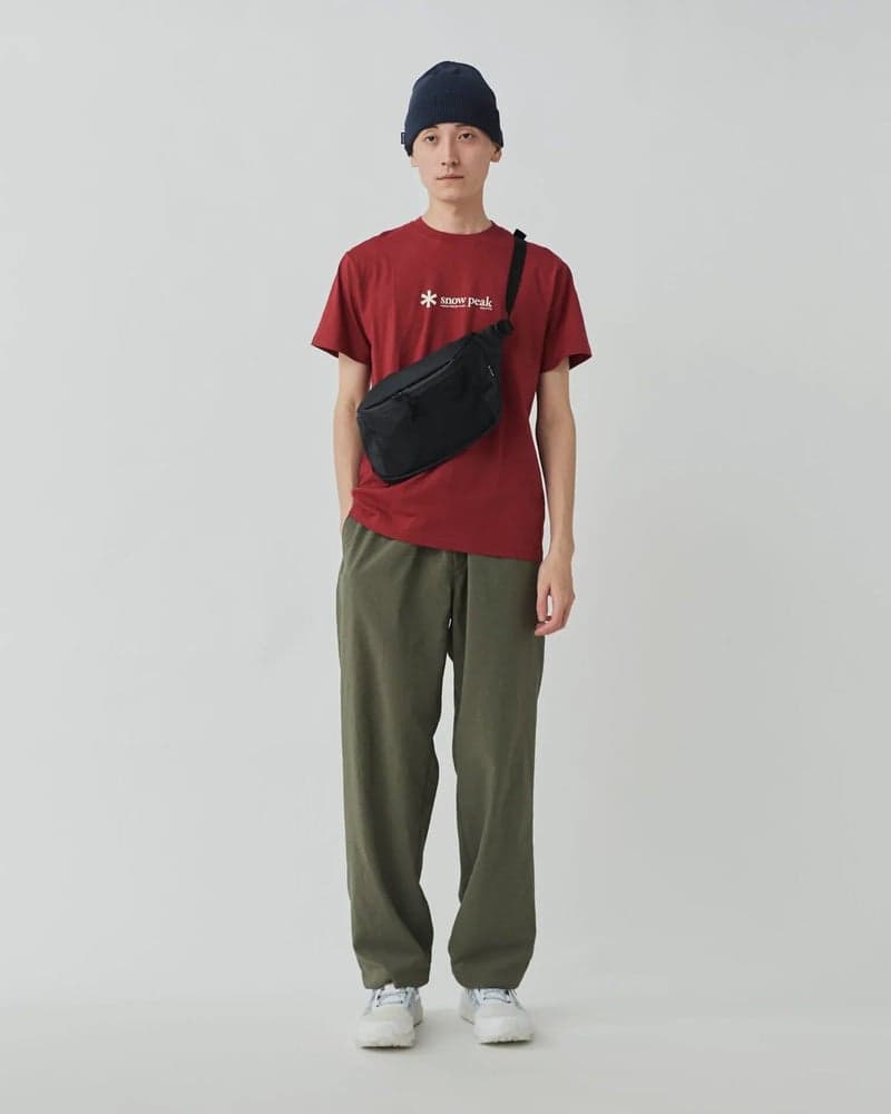 Soft Cotton Logo Short Sleeve T-Shirt Red, view: 1